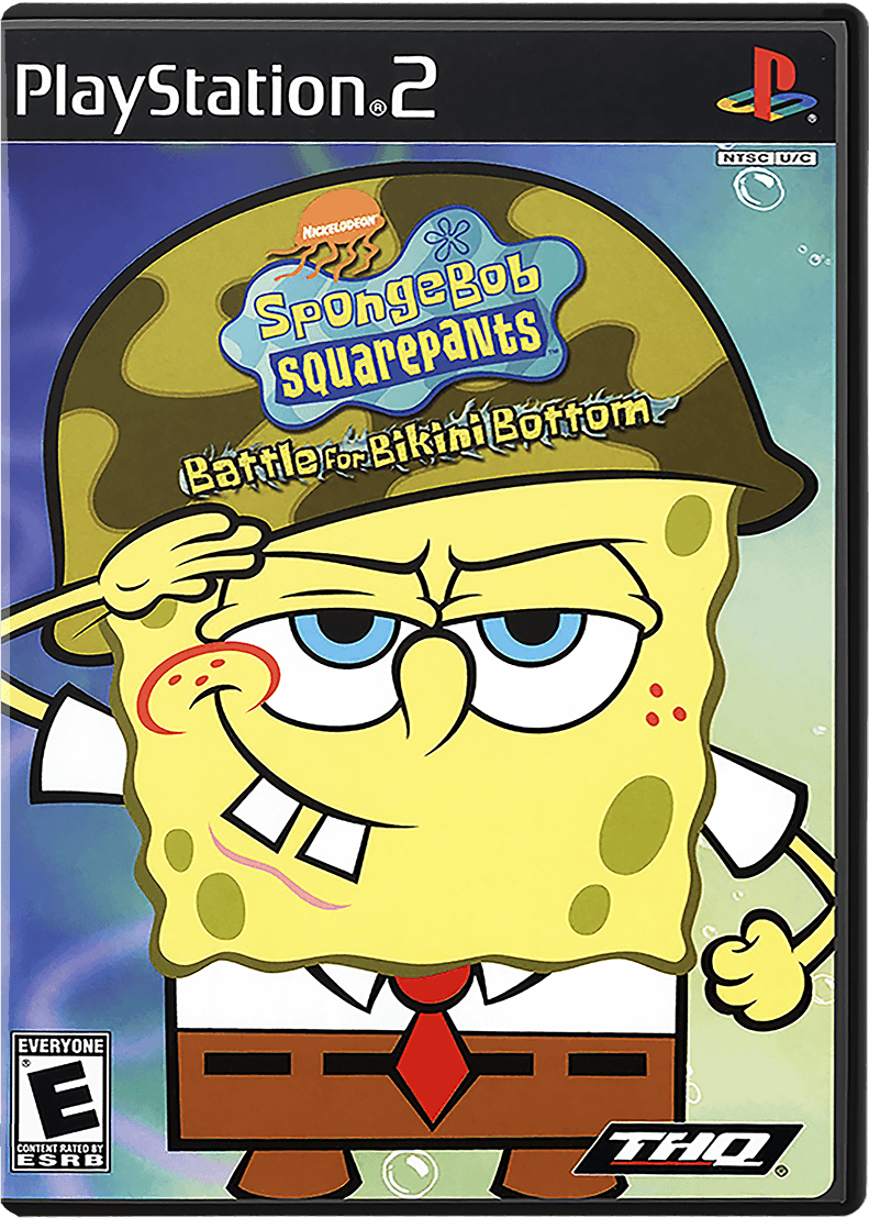SpongeBob SquarePants Battle for Bikini Bottom box art for Playstation 2